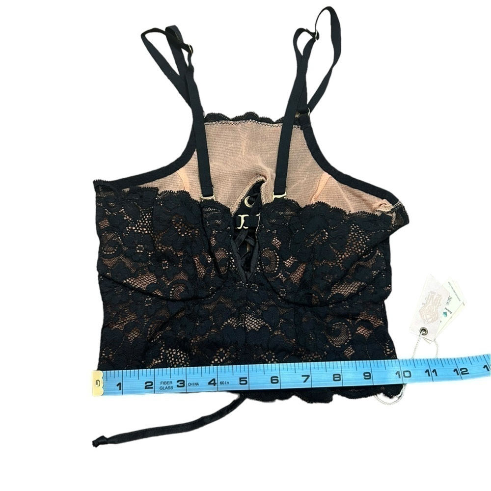 Free People Revolve We are HAH Top 2 Bottom Cami in Black Noir Size XS NWT - Picture 13 of 15